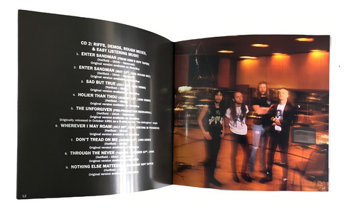 Metallica - The Black Album: Expanded Edition- cd 2021 producido por Universal Music
