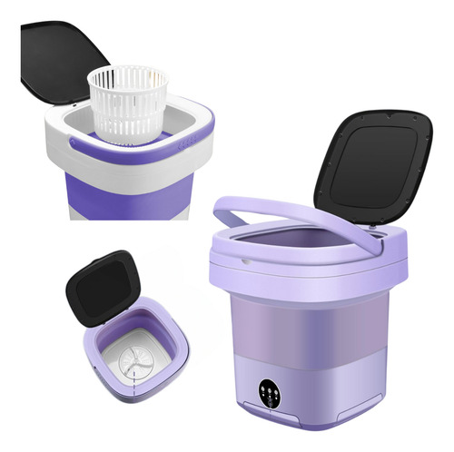 Mini Lavadora Portátil, Lavadora Plegable, Con Centrifugado Color