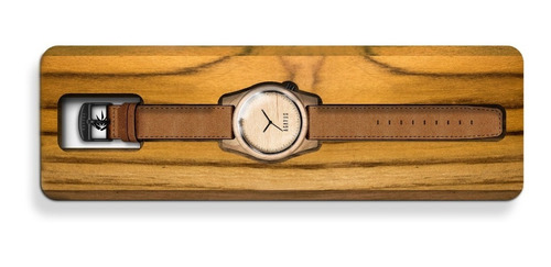 Reloj De Madera Personalizado - Línea Agavia 44mm Maple