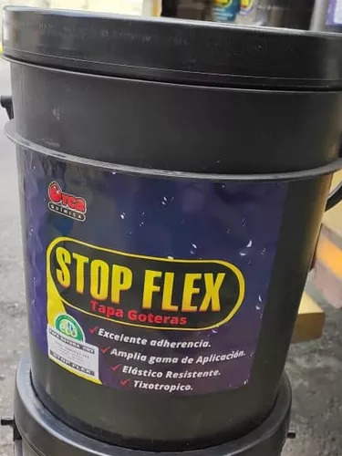 Stop Flex Sellador Acrilico Marca Orca Stopflex Cuñete