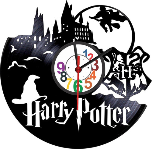 Reloj En Disco Vinilo Lp Harry Potter