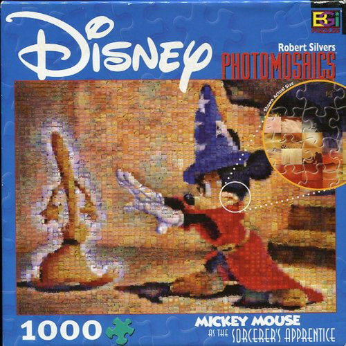 Robert Silvers Photomosaic  - Mickey Mouse Como El