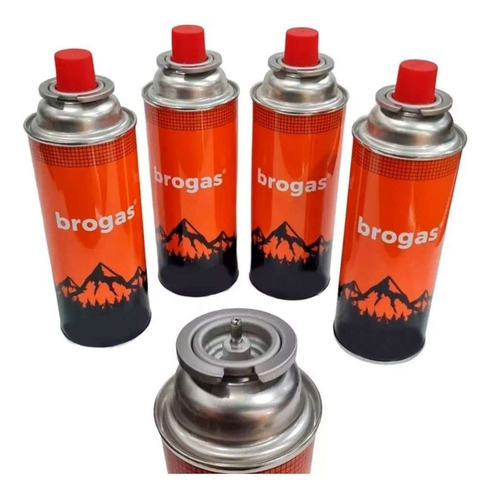 Cartucho Gas Butano Brogas Pack De 4 Unidades 227 Grs P