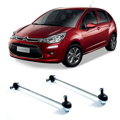 Imagem 1 de 1 de Par Bieletas Estabilizadora Cofap Citroen C3 2013 14 15 16