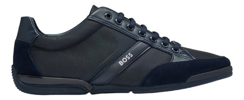 Tenis Boss Saturn Lowp Color Azul Para Hombre 100% Original