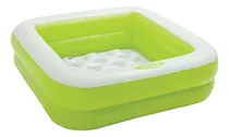 Comprar Pileta inflable cuadrada Intex 57100 de 85cm x 85cm x 23cm 57L verde y blanca