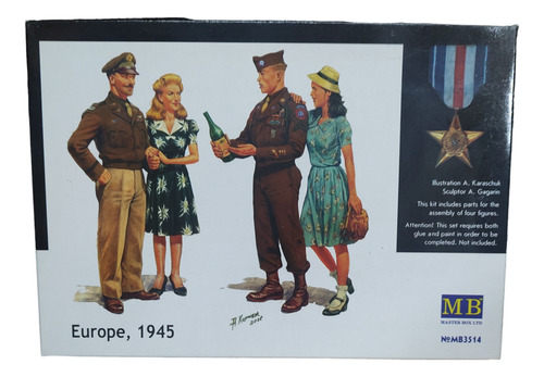 Master Box Figuras C.3514 Festejos Europa 1945 1/35