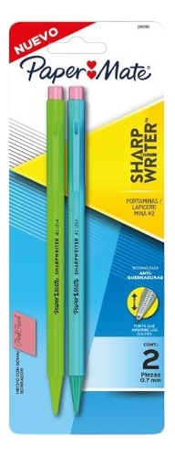 Portaminas Paper Mate Twist 0.7mm Blíster Con 2 Piezas