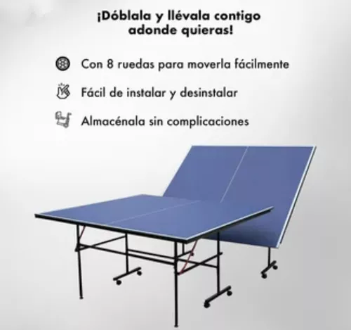 Mesa Ping Pong Tenis Profesional Urbanfit Pro Plegable