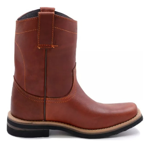 Bota Vaquera De Piel, Roper, Hombre, Cowboy, Botin, Botas 