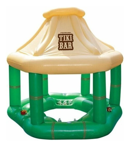 Bar Quiosco Inflable Para Alberca Con Hielera