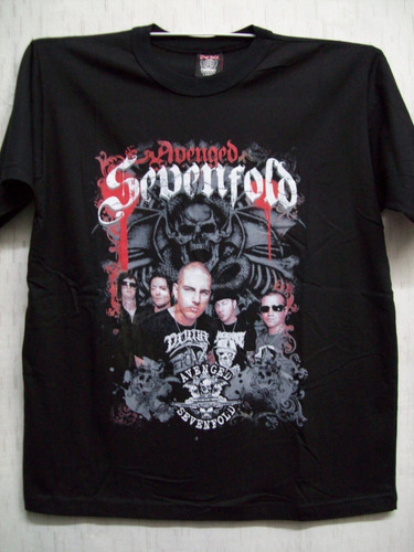 Remera Avenged Sevenfold 1 Talle X L  Extra Large (56x75 Cm)