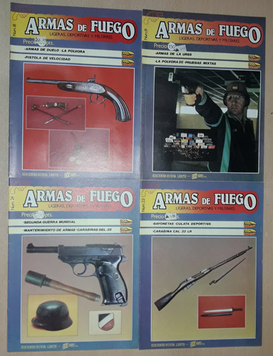 4 Revistas Armas De Fuego Leer Descripción