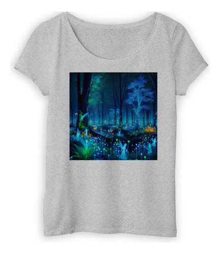 Remera Mujer Unicornio Hada Bosque Encantado Forest M3