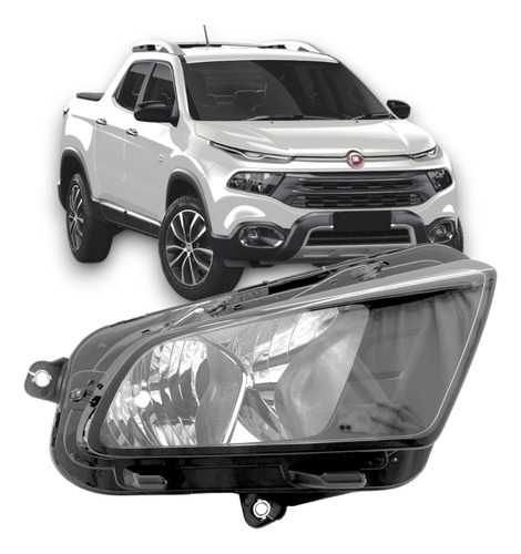 Farol Fiat Toro Inferior 2016 2017 2018 Direito 