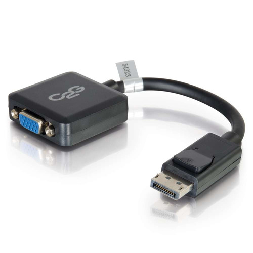 Adaptador C2g Displayport (m) A Vga (h) 8 In Negro