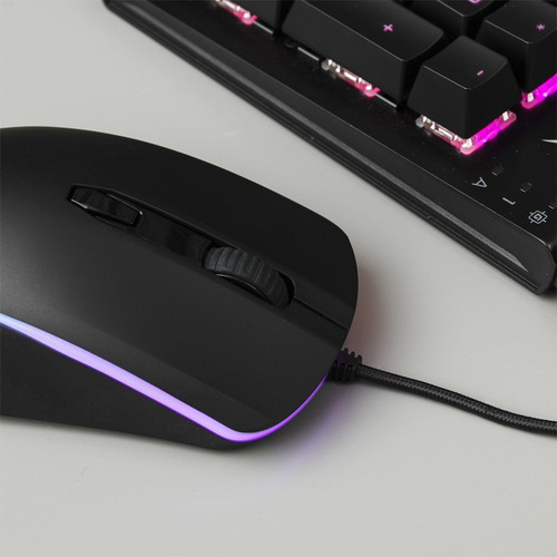 Mouse gamer de juego HyperX MOUSE Pulsefire Surge HX-MC002B negro