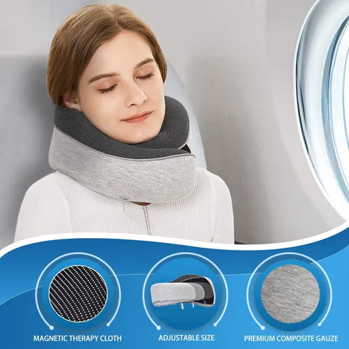 Almohada De Cuello De Viaje Ubeuonly Ajustable Espuma
