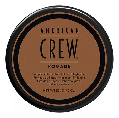 Crema De Fijación American Crew Pomade 85g Med Y Alto Brillo