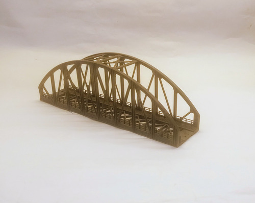 Puente Arco Simple Vias Lima Ho Trenes Ferromodelismo 1/87