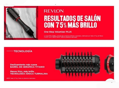 Escova Revlon One-step Plus 2.0 Secadora E Volumizadora New