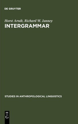 Libro Intergrammar : Toward An Integrative Model Of Verba...