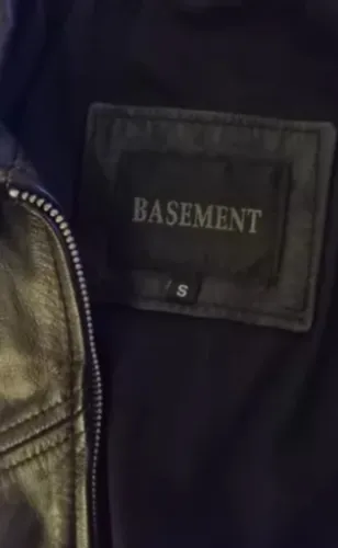 Campera De Cuero 100% Vacuno Basement Talle S ( C )
