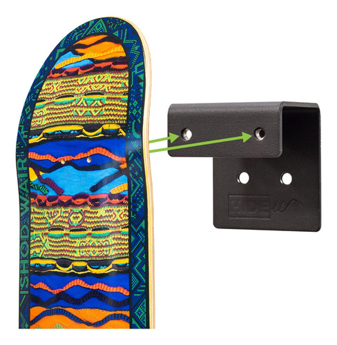 Soporte De Pared Hideit Para Tablas De Skate - Acero