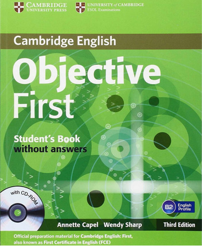 Objetive First Student´s Book Without Answers Con Cd Rom