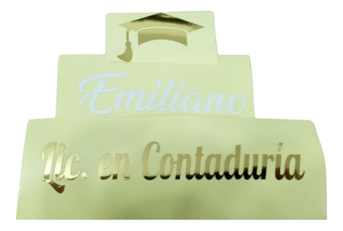 50 Stickers Personalizados Graduación 2 Colores