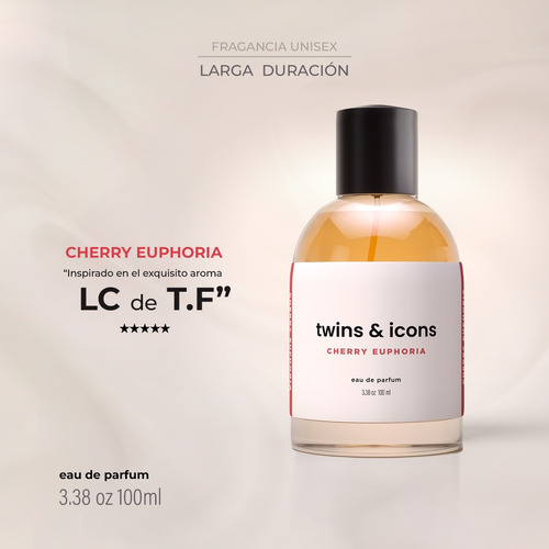Perfume Unisex Cherry Euphoria 100 Ml Twins & Icons