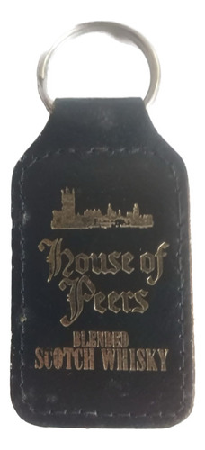 Llavero De Whisky House Of Peers De Cuero Imperdible.///////