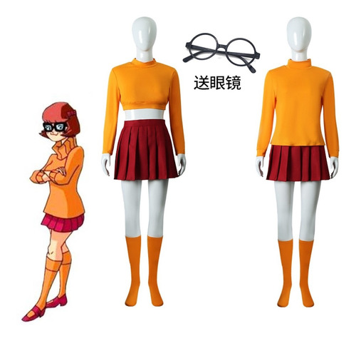 Disfraz De Mujer De Halloween De Scooby-doo Velma