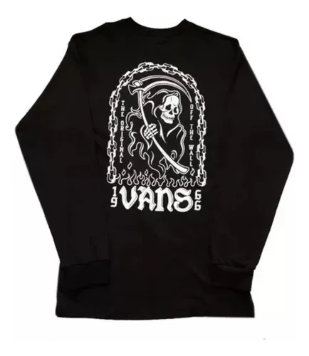 Playera vans manga larga new arrivals