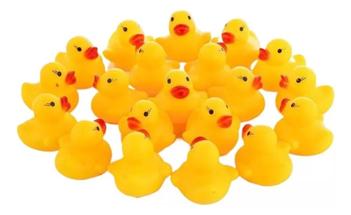 100 Patitos De Baño Lindos Mini Pato De Goma