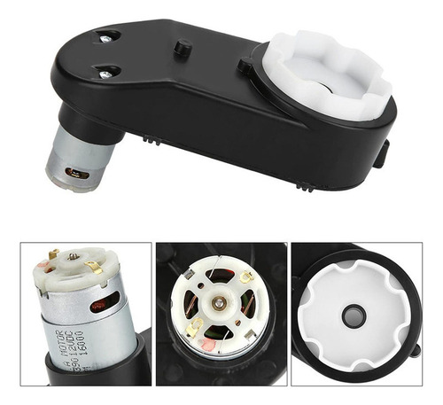 Caja Eléctrica De Motocicleta 6v E Engranaje Con Motor