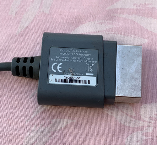 Adaptador De Audio Optico Para Xbox 360 Audio Adapter Rca (Usado)