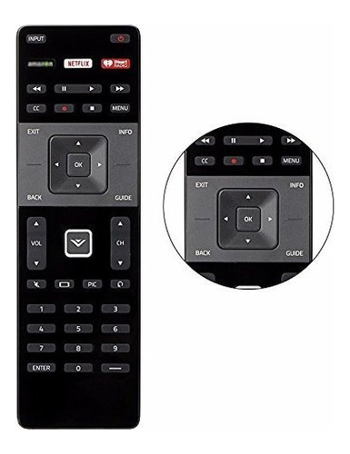 Mando A Distancia Compatible Con Vizio Tv D39hd0 D39hd0 D50u