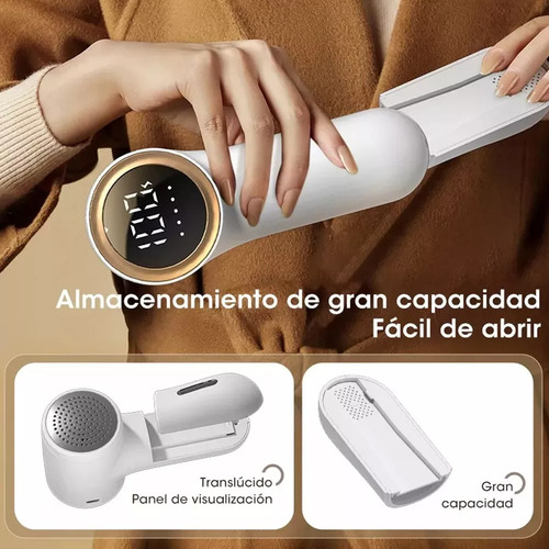 Quita Pelusa Electrico Ropa Removedor Recargable Con Led