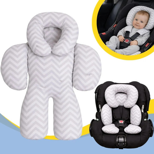Redutor Bebe Conforto Almofada Cadeirinha Protetor Chevron Boa Dica