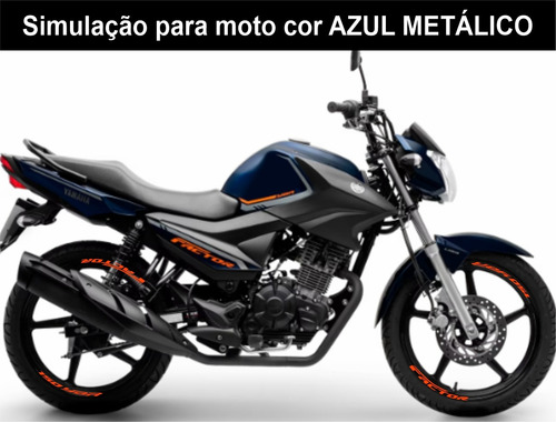 Adesivo De Roda Refletivo Yamaha Factor 150 2024 Mod.a1