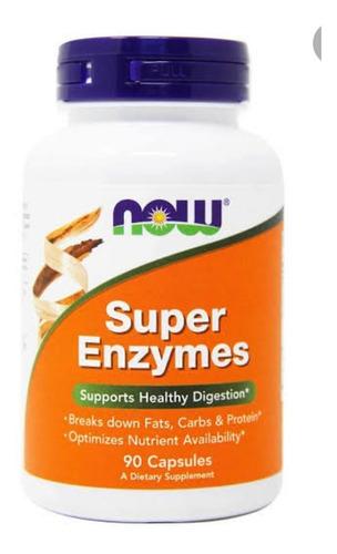 Super Enzimas Digestivas  Enzymes  Now Capsulas