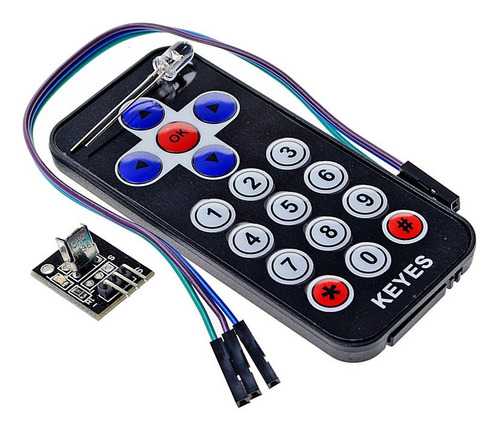 Kit Control Remoto Ir Infrarrojo 17 Boton Hx1838 Led [ Max ]