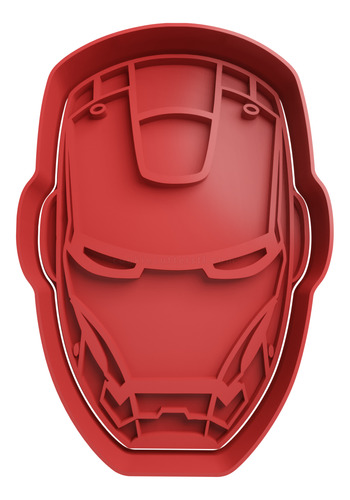  Cortador De Galletas Casco De Iron Man 6cm