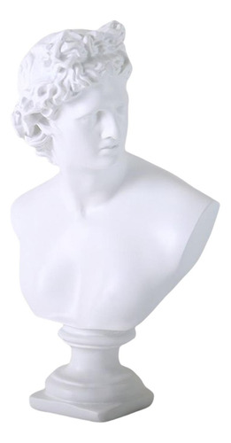 Estatua Moderna De, Figura Griega De Cabeza De # 20x15x32cm