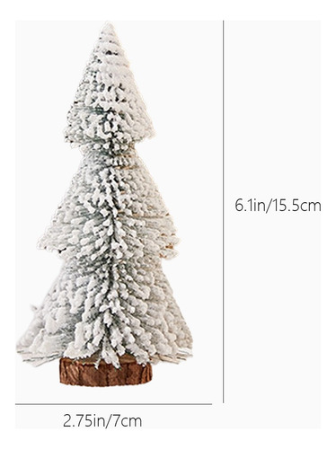 Mini Pines Needle, Con Forma De Torre, Árbol De Pino De Niev