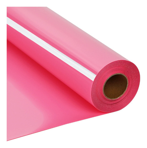 Renli Tong Vinilo Termoadhesivo Htv Rosa, Rollo De 12 Pulgad