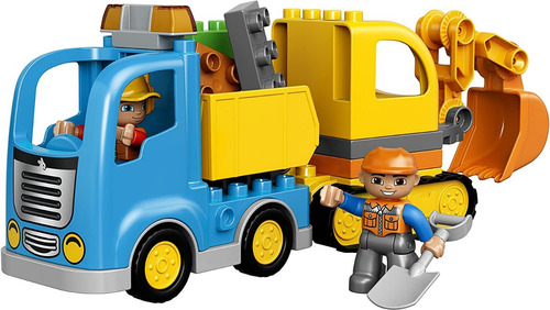 Excavadora De Lego Duplo Town Truck & Tracked 10812 Original