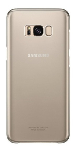 Samsung Clear Cover Case Para Galaxy S8 Normal Gold