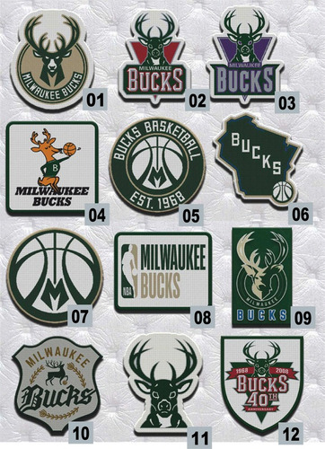 Parche Termoadhesivo Escudo Nba Milwaukee Bucks